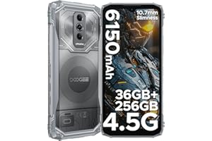 DOOGEE Blade 10 Ultra Energy Android 15 Rugged Phone Unlocked 4.5G, 10.7mm Ultra-Thin,Octa Core Rugged Smartphone,36GB+256GB,