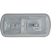Diamond Group By Valterra Products DG72406VP Eurostyle Double Dome Led Light, Bright White, Standard