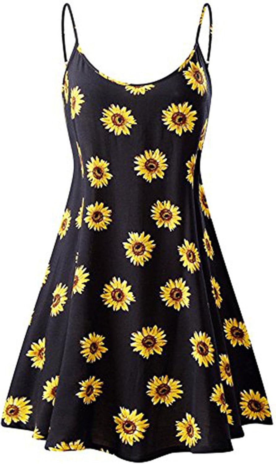 summer sunflower dress