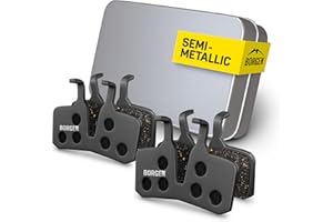 Borgen 2 Pairs Bike Brake Pads, Bicycle Brake Pads, Compatible with Magura 9 P Bicycle Brakes Pads. Suitable for Magura MT5, MT7, Hydraulic Disc Brake Pads for Replacement