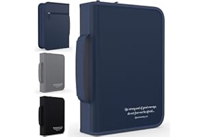 DEHITE Bible Cover Case for Women and Men – Bible Cover Bag – Pen Slots – Zippered Pocket – Premium Fabric – Accessories Gifts