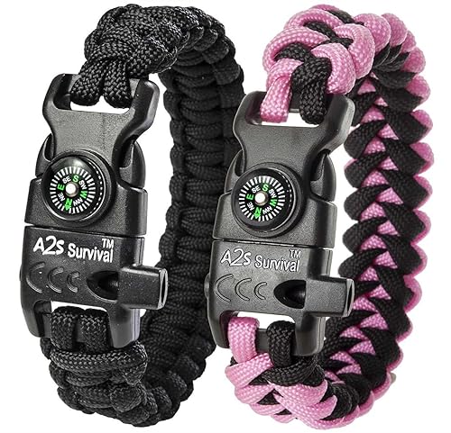 Paracord Bracelet K2-Peak – Survival Bracelets with Embedded