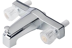 Laguna Brass 3310ACP Mobile Home Two Handle Non-Metallic 8" Tub Shower Diverter Chrome Finish