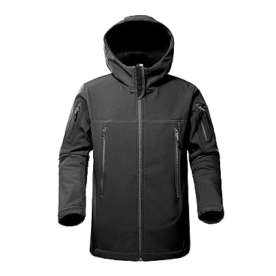 FLYING EAGLE Men&amp;rsquo;s Tactical Jacket Army Outdoor Coat Camouflage Softshell Fleece Jacket Hunting Jacket