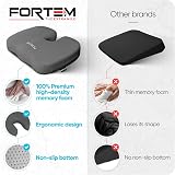 FORTEM Memory Foam Seat Cushion Non Slip Office Chair Pad view 8
