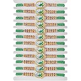 BONITTER 12 PCS Virgin Mary/Saint Benedict/Saint Jude bracelet Rosary Handmade Red Knot String Bracelets Luck bracelet Men Or Women As Gifts and Used in Prayer bracelet (Oval Enamel Judas)