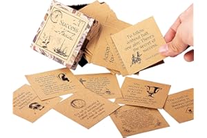 Navy Peony Success Inspirational Cards Deck - 47 Quote Cards, Eco-Friendly, Lovely Gift Box | Advice and Affirmation Cards for Daily Encouragements