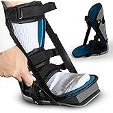 Alpha Medical Plantar Fasciitis Heel & Foot Night Splint. Sleeping boot for foot stretching. P.F. Night Splint with wedge for dorsiflexion. Achilles tendonitis, calf & arch relief. Fits both Left & Right Foot L4398 (Medium)