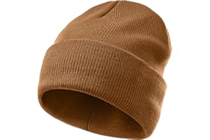 vidsel 100% Cotton Toddler Beanie Hats for Baby Boys Girls Kids Infant Winter Hat Soft Warm Knit Cuffed Caps