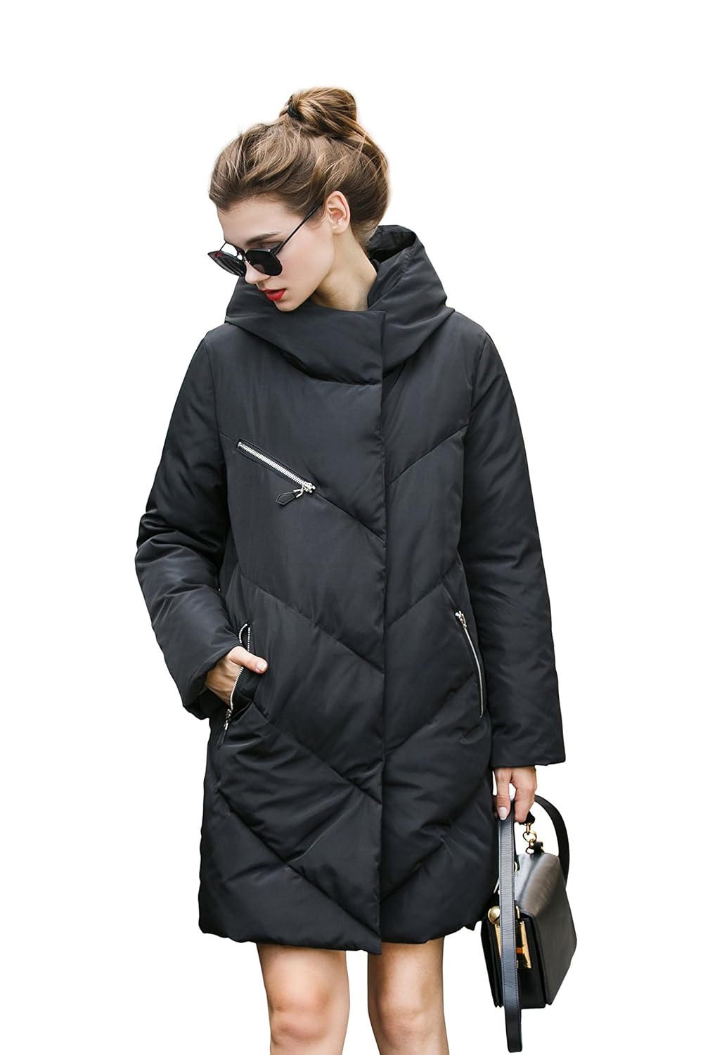 you.u Jacke Mantel Damen Daunenjacke Wintermantel Damen ...