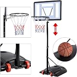 Yaheetech Portable Basketball Hoop Stand 170.5-230.5 cm Height Adjustable view 5