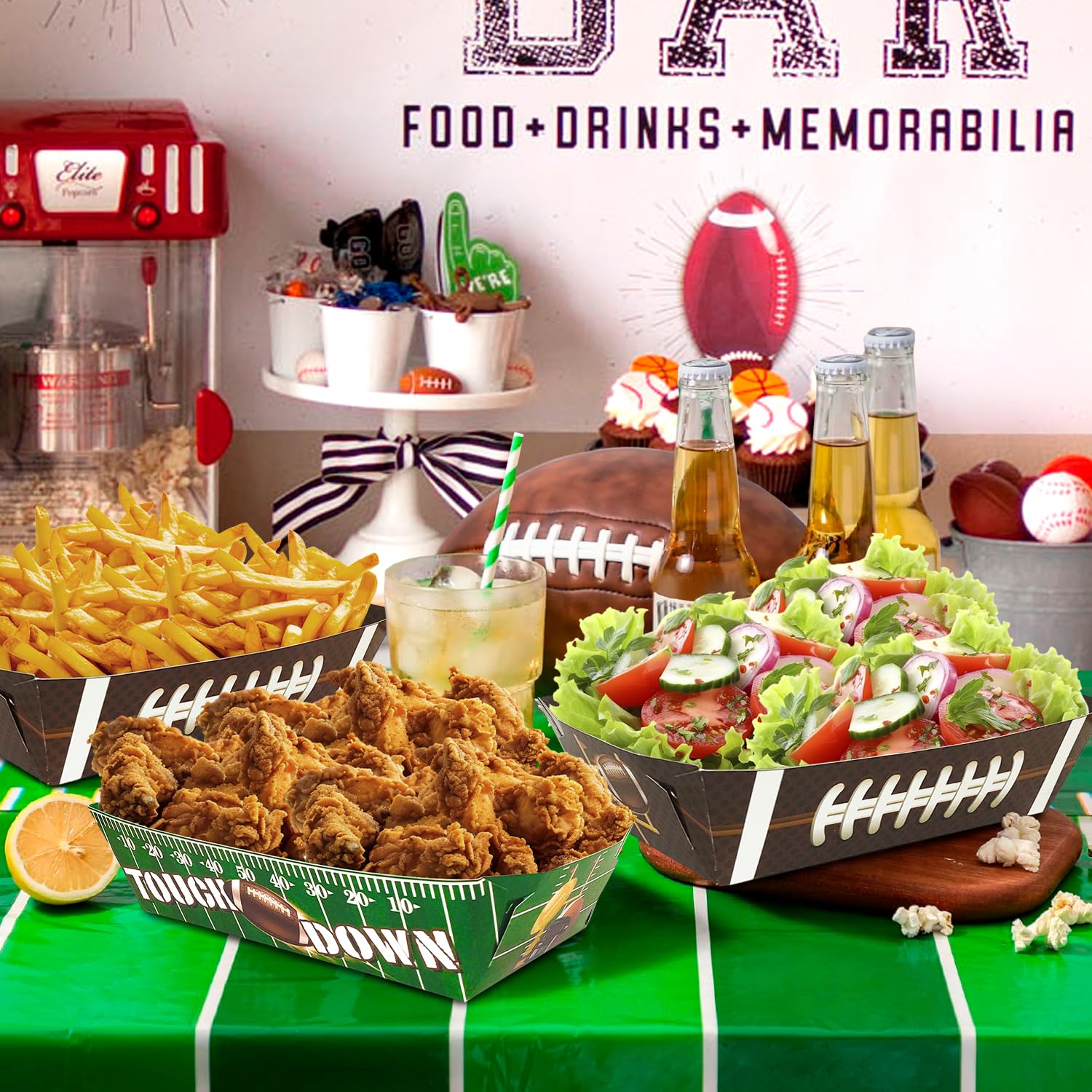 Football Party Paper Tray