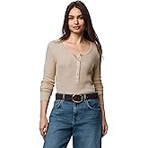 Splendid Womens Thermal Forever Henley Shirt