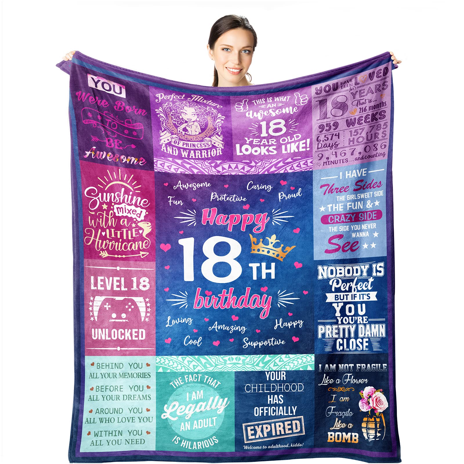 Wisegem 18th Birthday Gifts for Girls - Gifts for