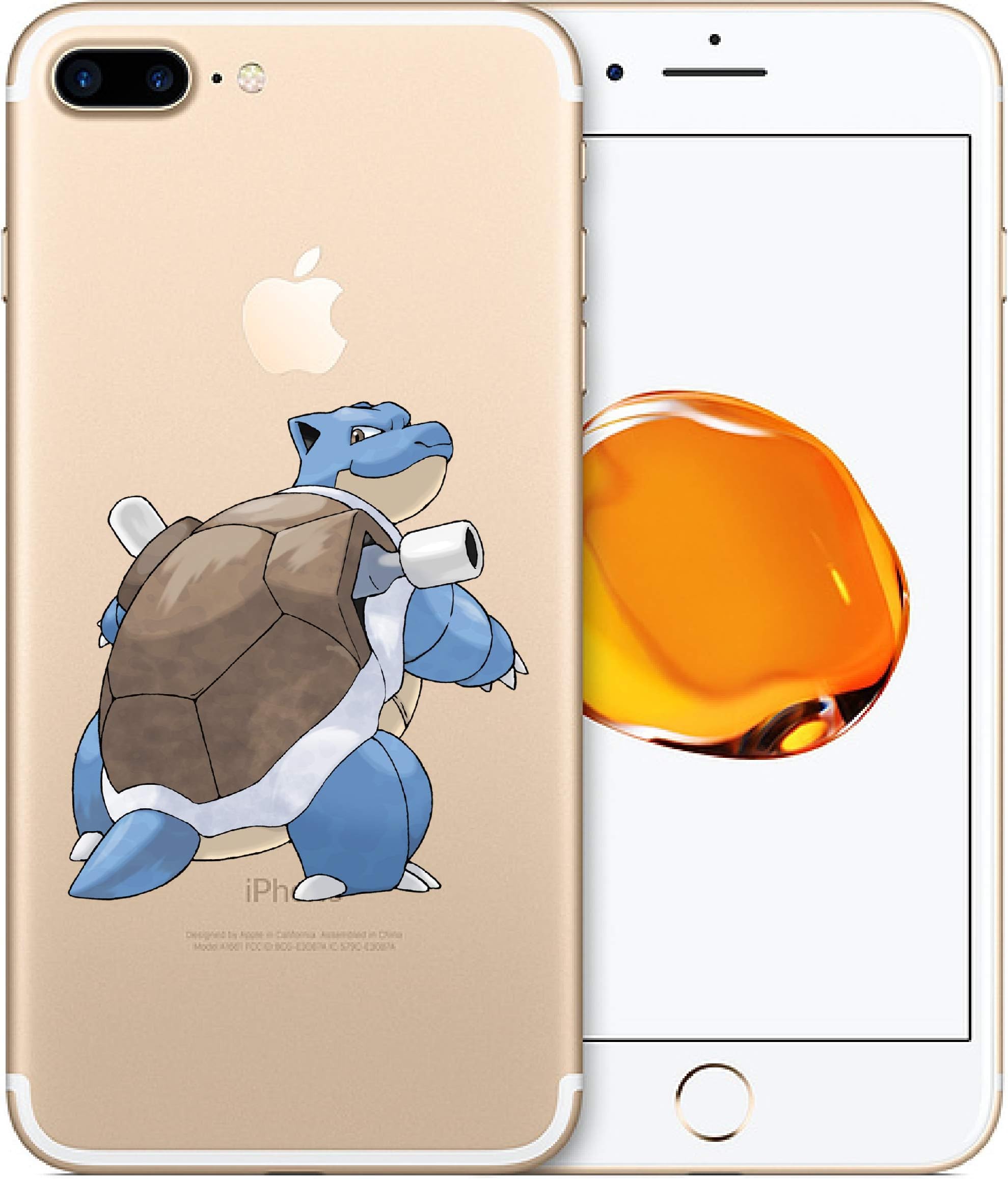 CaseByDesign Pokemon mobile phone case for iPhone 6 7 8 X or Samsung Galaxy J5 2017 S8 S9 (iPhone 6/6S, Blastoise)