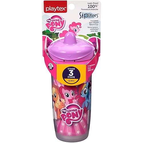 Playtex Sipsters Stage My Little Pony Spill-Proof, Leak-Proof