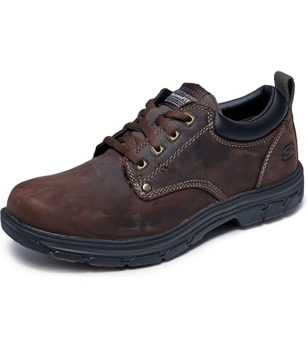 Skechers Men's Tom Cats Utility Oxfords, Black, 9.5 W US