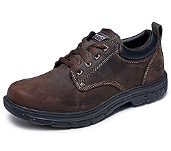 Skechers Men's Segment Rilar Oxford,Brown,8.5 M US