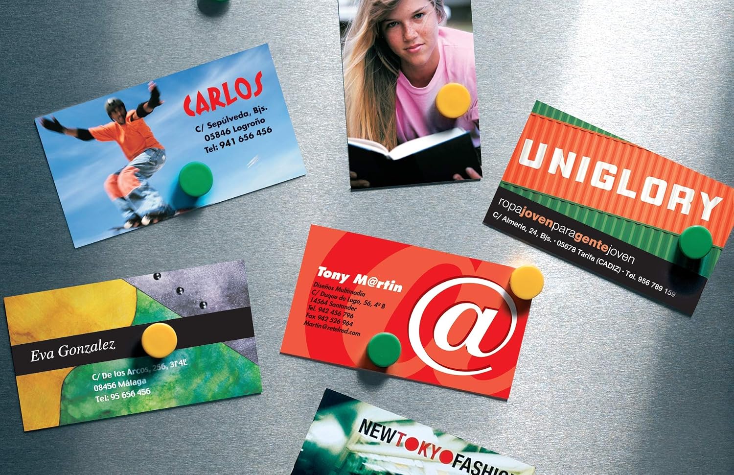Agipa Business Cards 185 g 21 cm x 9.9 cm Micro-Perforated Pack of 75, White - Image 5