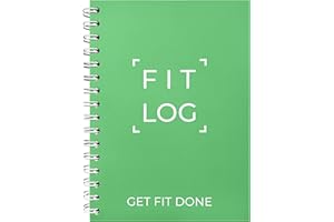 Cossac Undated Fitness Journal & Workout Planner - Designed by Experts Gym Notebook, Workout Tracker,Exercise Log Book for Men Women