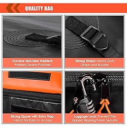 MeeFar Hitch Mount Cargo Carrier Bag Soft Shell