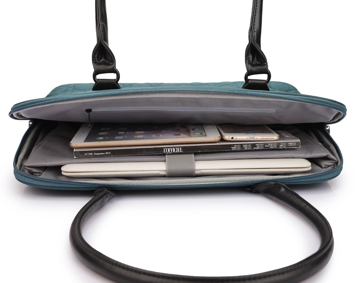 Rose Gold Tablet / CoolBELL 15.6 Inch Laptop Tote Bag Women Handbag