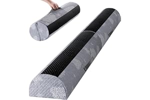 KOHENTACT Bed Rail Bumpers for Toddlers 2pcs - Foam Fold Bed Bumper Guard with Dual Non-Slip Pads Waterproof Washable Soft Removable Cover Safe Bed Rail for Toddlers, Kids Seniors