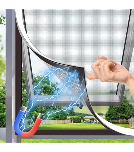 Amazon.com: LKXHarleya Window Screens Replacement 43.3 x 63 Inch