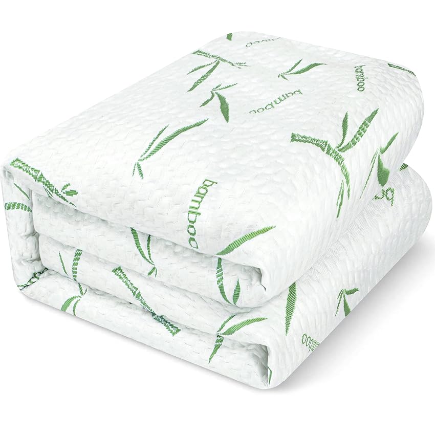 Utopia Bedding Coprimaterasso Singolo Impermeabile 90 x 200 x 30 cm