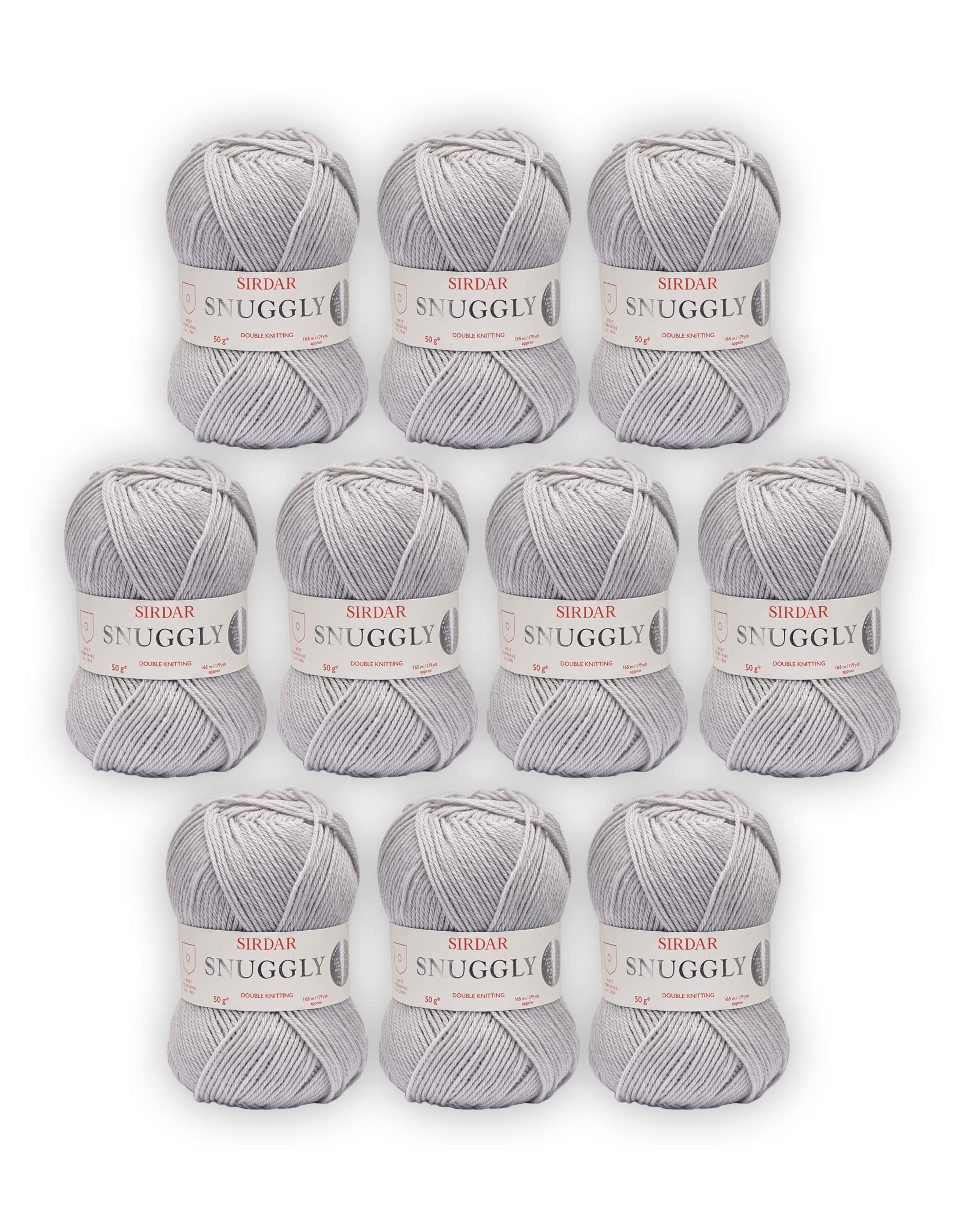 Sirdar Snuggly DK, 10 Pack, Cloud (487), 50g