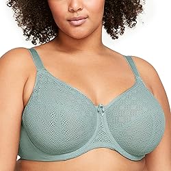 Full Figure Plus Size Lace Comfort Wonderwire Bra