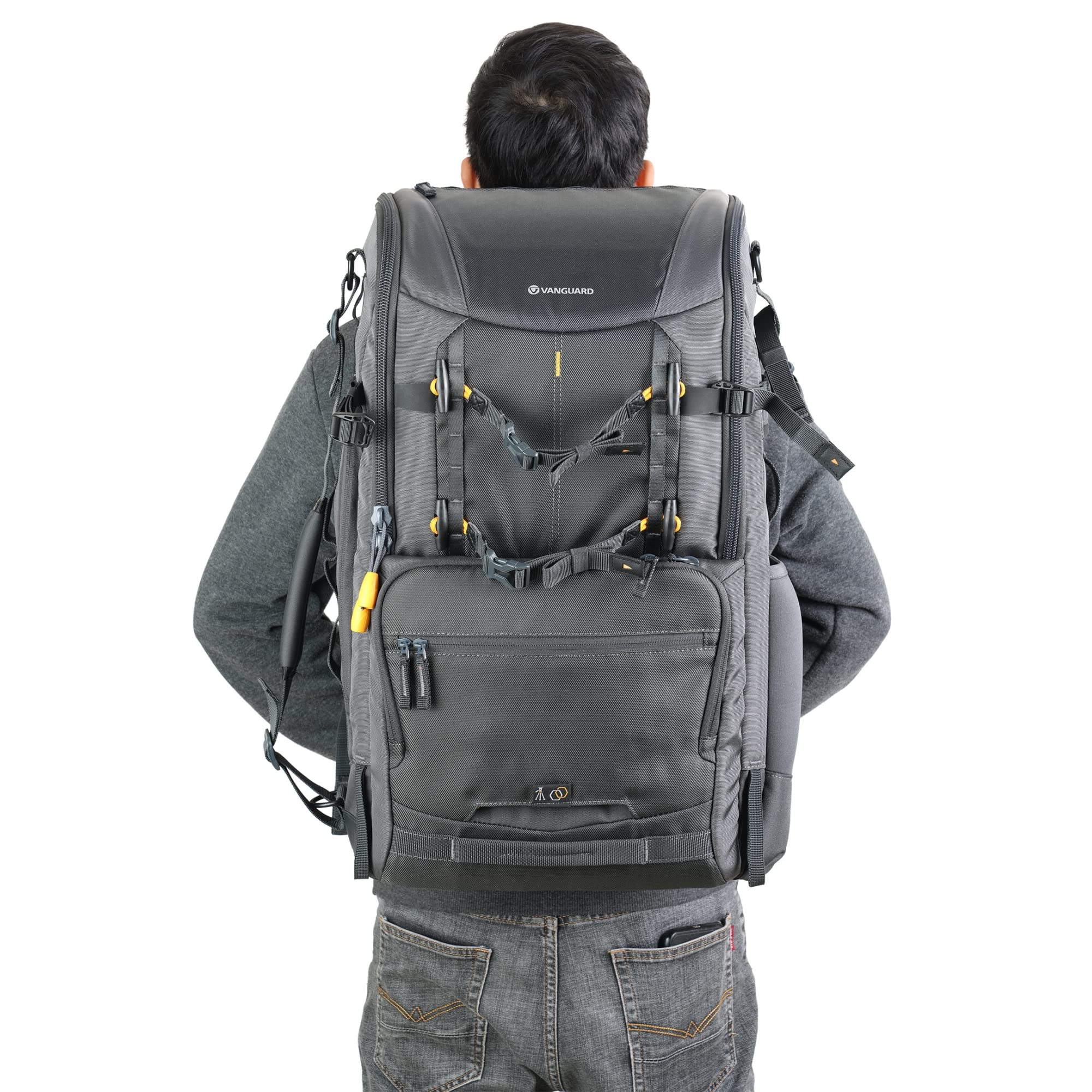 VANGUARD Alta Sky 68 Camera Backpack for pro DSLR/Mirrorless Camera with Grip Attached and 600mm/800mm lens