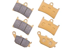 YIPEDISC Brake Pads Kit Ceramic Fit for YAMAHA MT-07 2014-2021 MT-09 2017-2021 Tracer 900 2015-2021 Tracer 700 MT-10 XSR900 2016-2020 GT 2019-2021 XSR700 2016-2021 Fazer8 FZ8 FZ1-Fazer YZF-R6