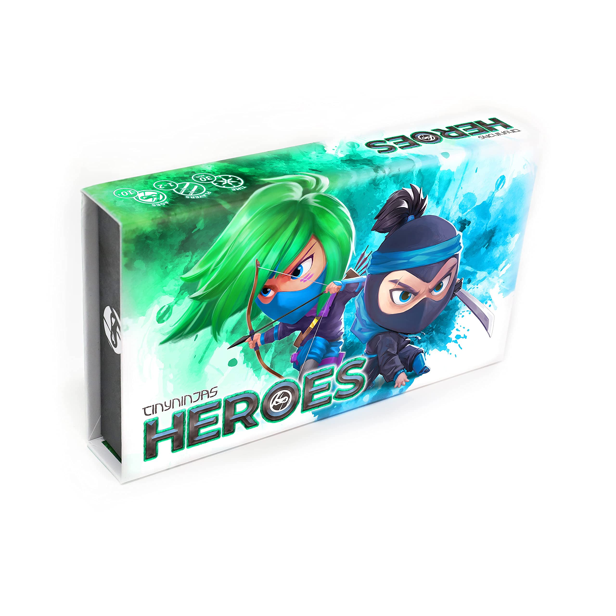 Tiny Ninjas: Heroes | Small & Portable | Strategic Tactical Combat for 1-2 Players