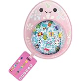 Vango BIZYBOO - Pink Easter Egg Seek &amp; Find Plush Travel Toy for Kids 2+ | 25+ hidden objects, handheld scavenger hunt, matching picture &amp; word card, toddler busy bag sorting, non-candy basket filler