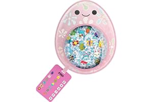 VANGO BIZYBOO Easter Egg Busy Bag Scavenger Hunt - Hidden Object Search Sensory Matching Game for Kids 2 and Up (Pink)