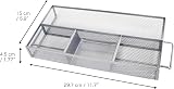 EXERZ Paper Sorters 2pcs with Accessory Tray Desk Organiser Mesh Metal 2 Layer view 3