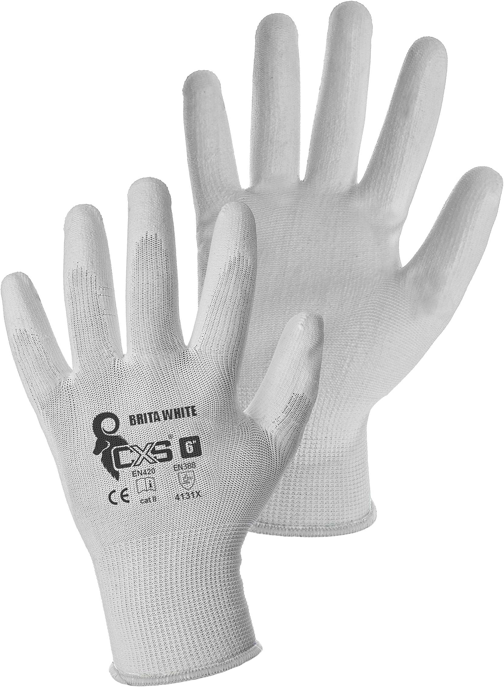 CXS (Pack of 12) Brita Work Gloves – Non-Slip Seamless Assembly Gloves – Comfortable To Wear, Ideal for automotive…