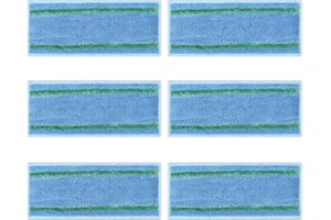 Extolife 6 Pack M6 Mopping Wet Pads for iRobot Braava Jet m6 (6110) (6012) (6112) (6113) Ultimate Robot Mop, Washable and Reusable Microfiber Deep Clean Wet Pads
