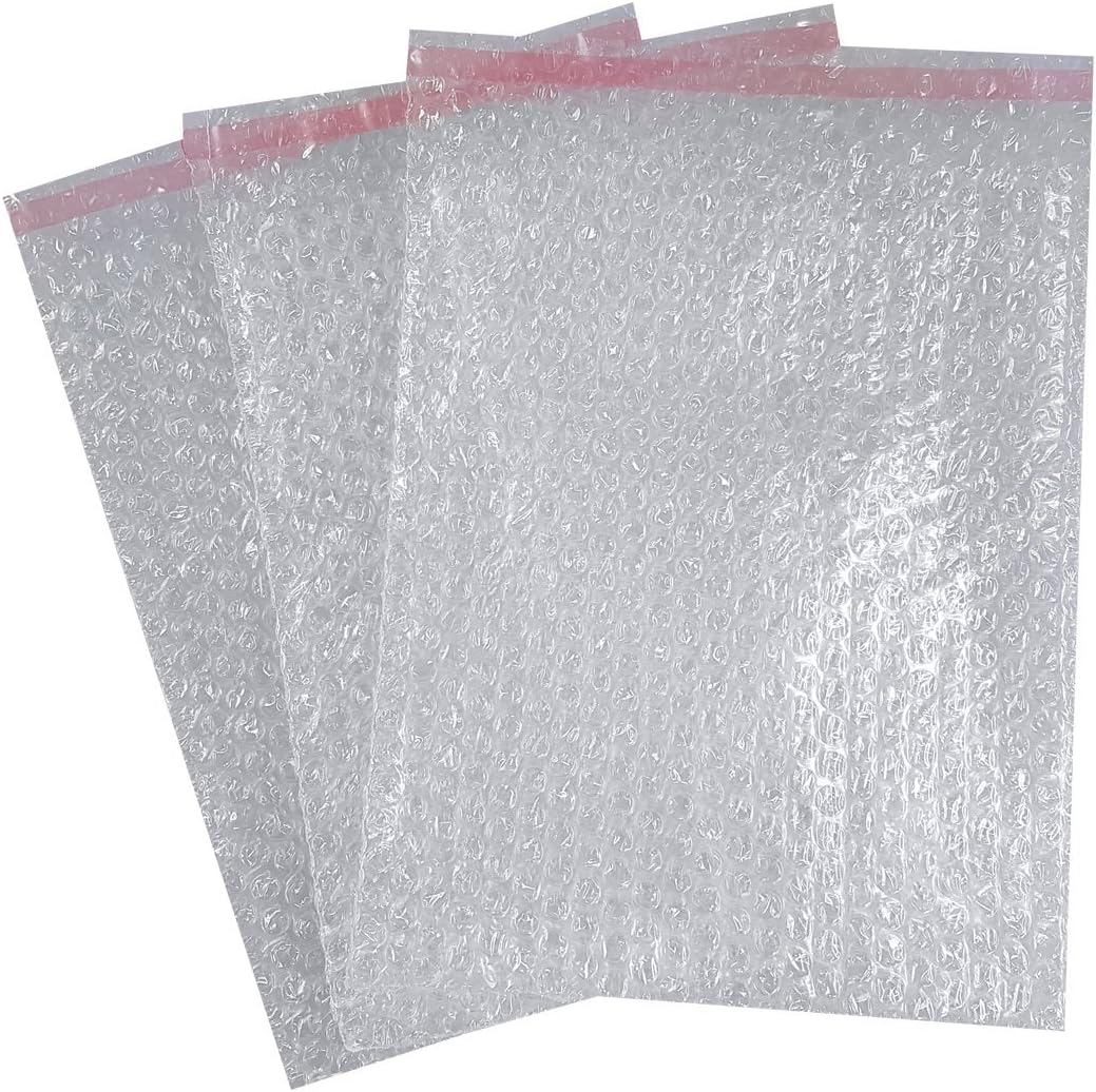 Triplast BB4 230 X 285"Clear Bubble Wrap" Pouch Bag (Pack of 200), Clear,transparent, 230mm X 285mm + 30mm Lip