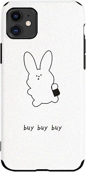 Amazon タコストア Taco Store Iphone カバー ゆるい うさぎ イラスト が 忙しい 日々 を 穏やか に変えてくれる 7 8 ホワイト ケース カバー 通販