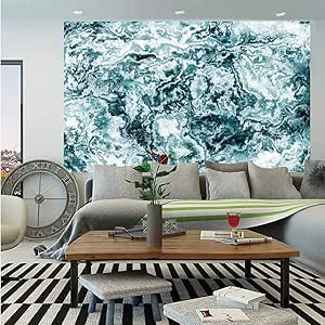 SoSung - Mural de pared extraíble de mármol, textura abstracta de roca