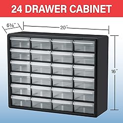 Akro-Mils 24-Drawer Plastic Drawer Storage Cabinet