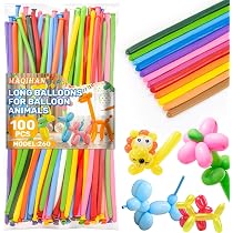 KandyToys SupeRetro – Kit Modélisme Ballons – 30 Ballons + Pompe + Yeux Autocollants – Dès 8 Ans