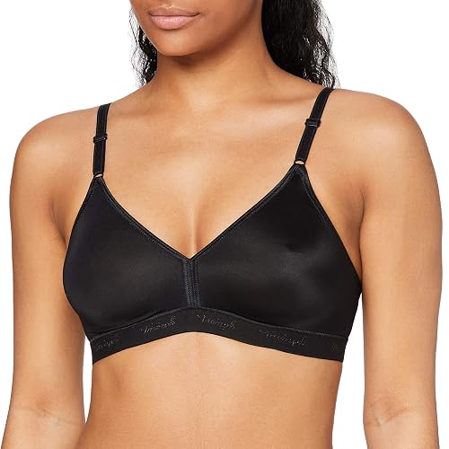 Triumph Womens Micro Fun N Bra, Black, 38D UK