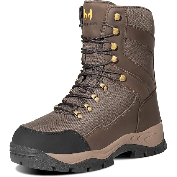 RUNFUN Men\'s Waterproof Hunting Boots – 8\