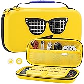 GLDRAM Theme of Fortnite Carrying Case for Nintendo Switch 2 (2025), Shockproof & Portable Travel Storage Bag with 12 Game Card Slots for Switch 2 Console Joycon & Accessories - Yellow