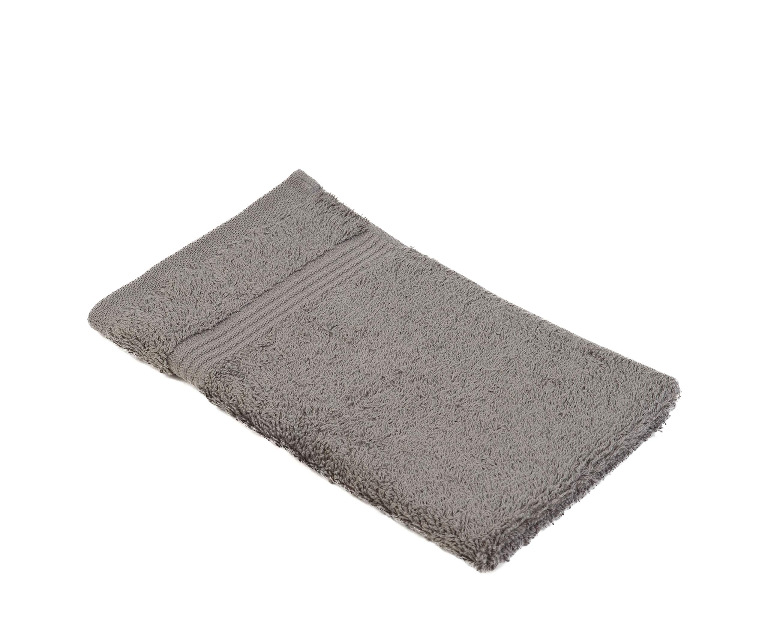 Gözze Guest Towel Set of 4, 100% Cotton, 30x50 cm, New York, Anthracite, 550-0648-A3
