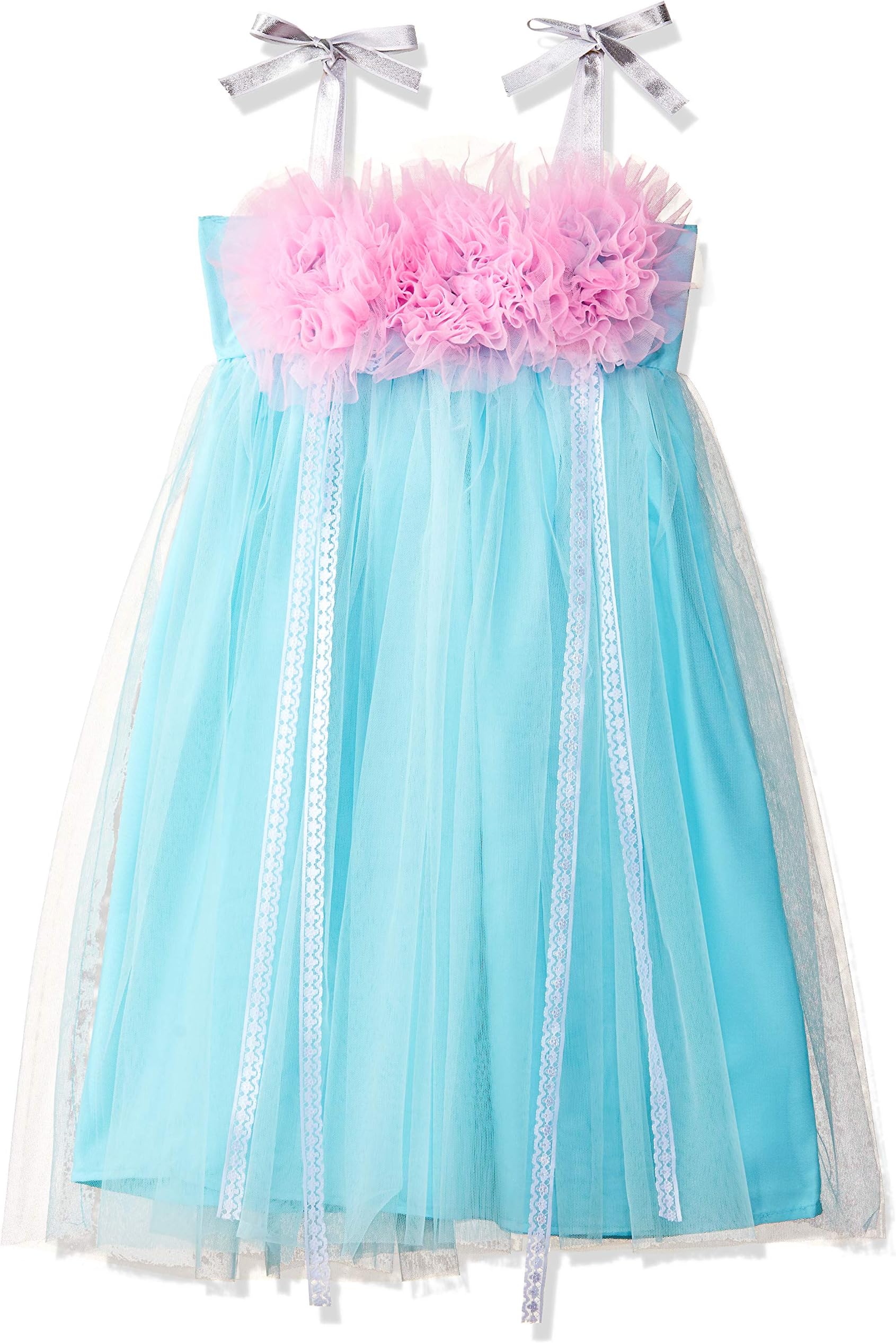 Barbie by Many Frocks & Baby Girls' Empire Maxi Dress