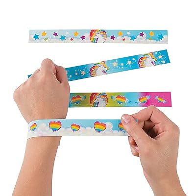 Fun Express Unicorn Slap Bracelets Set of 12 Togo Ubuy